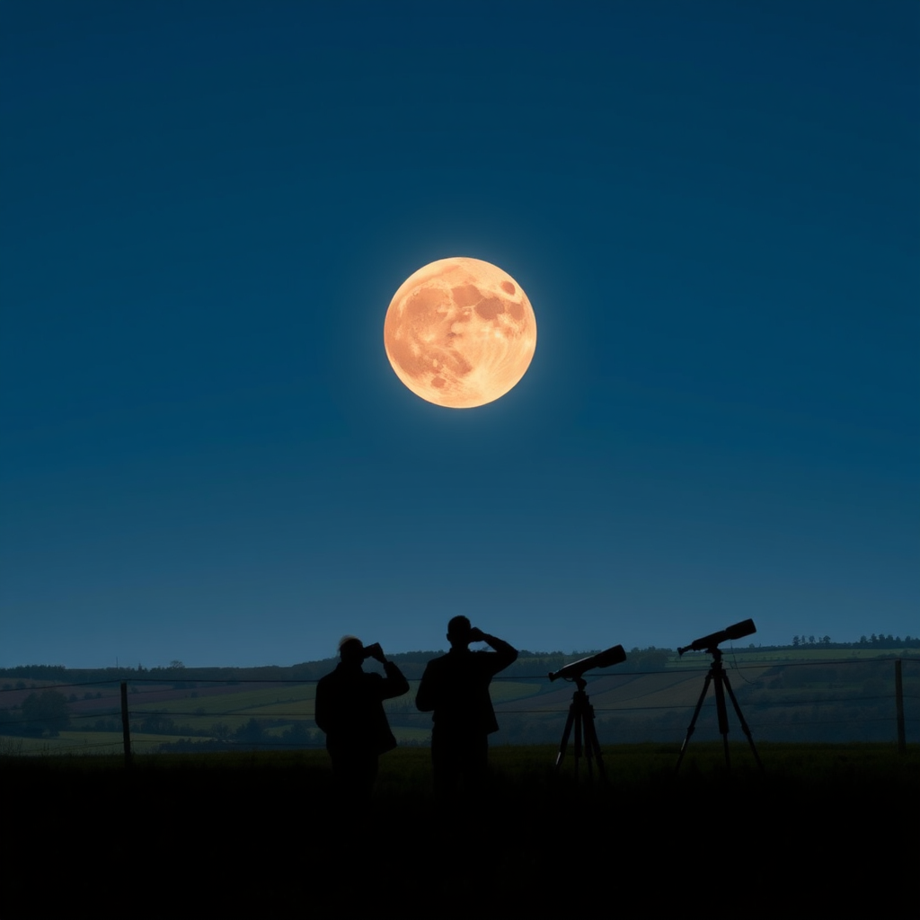 UK Skywatchers: When to Catch April's Full Pink Moon Tonight